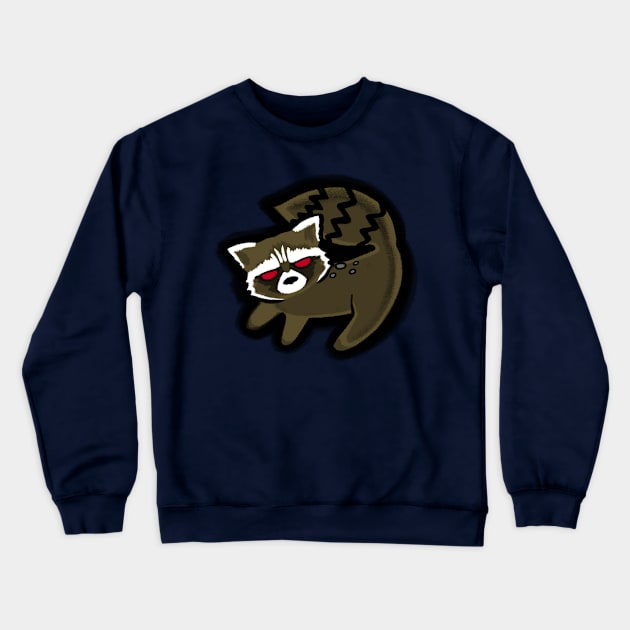 The Raccoon King Crewneck Sweatshirt by MarianoSan